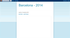 Desktop Screenshot of barcelona2014.blogspot.com