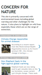 Mobile Screenshot of concernfornature.blogspot.com
