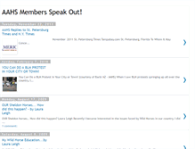 Tablet Screenshot of aahsmembersspeakout.blogspot.com