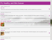 Tablet Screenshot of fithealthyandslim.blogspot.com