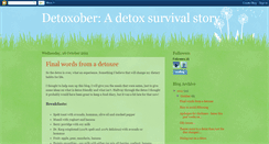 Desktop Screenshot of detoxober.blogspot.com