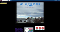 Desktop Screenshot of livingunderthearch.blogspot.com