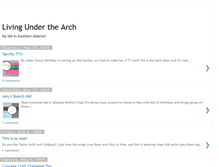 Tablet Screenshot of livingunderthearch.blogspot.com