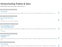 Tablet Screenshot of homeschoolingtripletsandmore.blogspot.com
