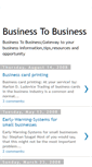 Mobile Screenshot of business-tobusiness.blogspot.com