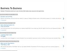 Tablet Screenshot of business-tobusiness.blogspot.com