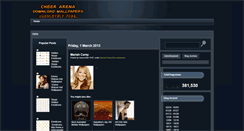 Desktop Screenshot of cheerarena.blogspot.com