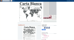 Desktop Screenshot of cartabiancafree.blogspot.com