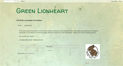 Desktop Screenshot of greenlionheart.blogspot.com