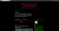 Desktop Screenshot of hallwayofmemory.blogspot.com