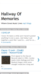 Mobile Screenshot of hallwayofmemory.blogspot.com