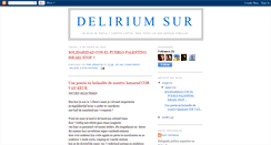 Desktop Screenshot of delirumsur.blogspot.com