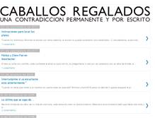 Tablet Screenshot of caballosregalados.blogspot.com