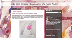 Desktop Screenshot of littlemissscrappy.blogspot.com