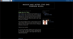 Desktop Screenshot of maggiemayintro.blogspot.com