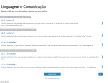 Tablet Screenshot of linguagem-comunicacao.blogspot.com
