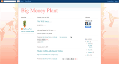 Desktop Screenshot of bigmoneyplant.blogspot.com