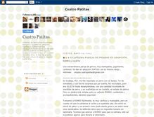 Tablet Screenshot of cuatropatitas.blogspot.com