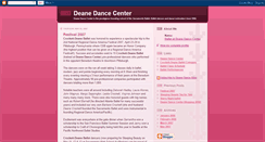 Desktop Screenshot of deanedance.blogspot.com