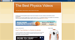 Desktop Screenshot of bestphysicsvideos.blogspot.com