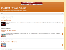 Tablet Screenshot of bestphysicsvideos.blogspot.com