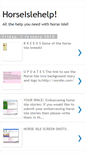 Mobile Screenshot of horseislebegginerhelp.blogspot.com