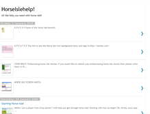 Tablet Screenshot of horseislebegginerhelp.blogspot.com