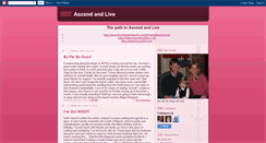 Desktop Screenshot of brittany-ascendandlive.blogspot.com