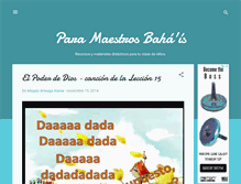 Tablet Screenshot of maestrosbahais.blogspot.com