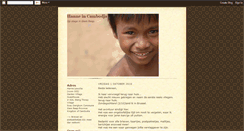 Desktop Screenshot of hanneincambodja.blogspot.com