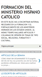 Mobile Screenshot of ministeriohispanocatolico.blogspot.com