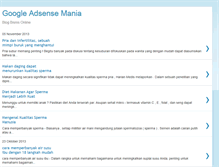 Tablet Screenshot of googleadsensemania.blogspot.com