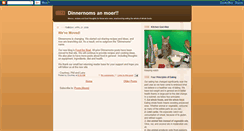 Desktop Screenshot of dinnernoms.blogspot.com