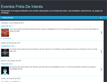 Tablet Screenshot of eventos-frikis.blogspot.com