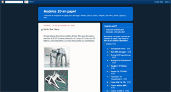 Desktop Screenshot of modelosdepapel3d.blogspot.com