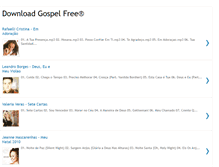 Tablet Screenshot of downloadgospelfree.blogspot.com