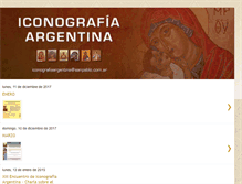 Tablet Screenshot of iconografiaargentina.blogspot.com