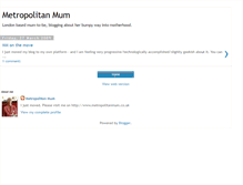 Tablet Screenshot of metropolitanmum.blogspot.com