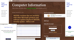 Desktop Screenshot of computerinformation-kushal.blogspot.com