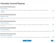 Tablet Screenshot of chocolatecoveredpajamas.blogspot.com