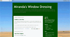 Desktop Screenshot of mirandaswindowdressing.blogspot.com