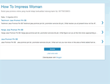 Tablet Screenshot of how-to-impress-woman.blogspot.com