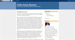 Desktop Screenshot of coffeehousemusician.blogspot.com