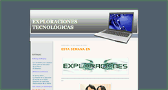 Desktop Screenshot of exploracionestecnologicas.blogspot.com