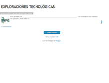 Tablet Screenshot of exploracionestecnologicas.blogspot.com
