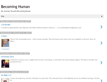 Tablet Screenshot of afamilybecominghuman.blogspot.com