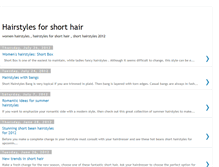 Tablet Screenshot of hairstylesforshort-hair.blogspot.com
