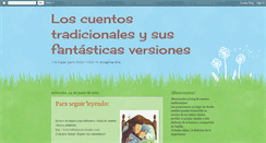 Desktop Screenshot of cuentostradicionalesysusversiones.blogspot.com