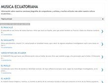 Tablet Screenshot of cancionesecuatorianas.blogspot.com