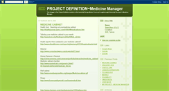 Desktop Screenshot of medicine-manager.blogspot.com